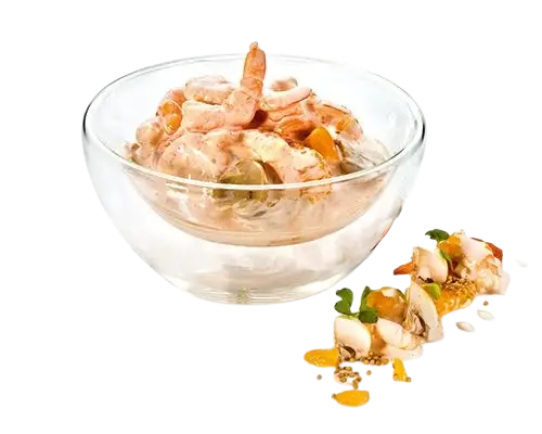 Shrimps-Cocktail als Vorspeise von Meiks Catering München